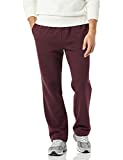 Amazon Essentials Men's Sweatpants, Burgundy, Large