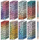 48 Pieces Epoxy Pen Wraps Epoxy Pen Sticker Glitter Pen Wraps Waterslide Pen Wraps for Craft Pen Gift Studens School Classrooom Office