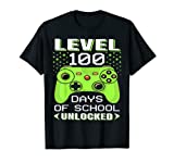 Video Gamer Student 100th Day Teacher 100 Days of School T-Shirt