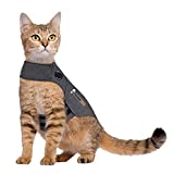 Thundershirt Classic Cat Anxiety Jacket, Heather Gray, Medium (9 to 13 lbs), THU-009