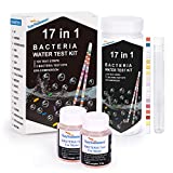 17 in 1 Water Testing Kits for Drinking Water - 100 Counts + 2 Coliform Bacteria Water Test Kits, Home Tap Well Water Test Kit, Testing Heavy Metal Lead Iron Mercury pH and More !