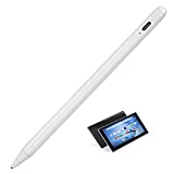 Electronic Stylus Pen for Amazon HD Fire 10/8 Tablet Pencil, Active Digital Capacitive Pen for Amazon Fire HD 10 Tablet, High Precision with Ultra Fine Tip,Good at Drawing and Writing,White