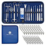 Advanced Dissection Kit - 37 pieces total. High Grade Stainless Steel Instruments perfect for Anatomy, Biology, Botany, Veterinary and Medical Students - By Poly Medical.