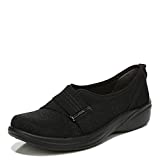 BZees Women's Niche III Ballet Flat, Blacknet, 10