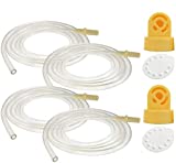 Nenesupply Tubing Compatible with Medela Pump in Style Advanced Breastpump Replacement Parts for Medela Pump Parts Incl. Tubing Valves Membranes