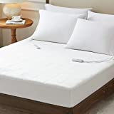 Homemate Heated Mattress Pad King Size for Cold Sleepers, 5 Heated Setting Coral Fleece Electric Mattress Pad King, Bed Warmer with Dual Controller & Auto Off 10 Hours, Fit Up to 21 Inch, 80"x78"