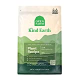 Open Farm Kind Earth Plant Based Dry Dog Kibble, Natural Vegan Dog Food, Source of Complete Protein, Nutrient-Dense, Highly Digestible, Hypoallergenic, Lower Carbon Footprint (10 Pound Pack of 1)