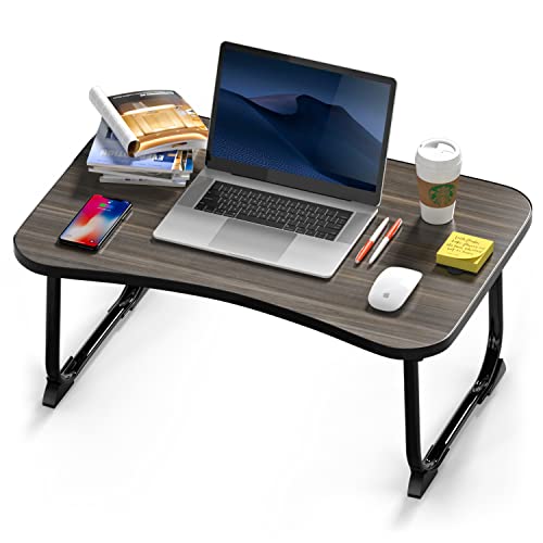 MIIRR Foldable Lap Desks for Laptop, 23.6 inch Laptop Tray Table, Portable Bed Tray Table, Laptop Desk for Working, Writing and Eating