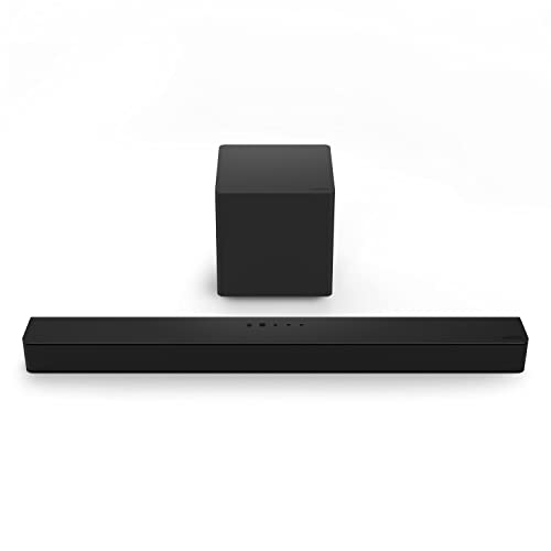 VIZIO V-Series 2.1 Home Theater Sound Bar with DTS Virtual:X, Wireless Subwoofer and Alexa Compatibility, V214x-K6, 2023 Model