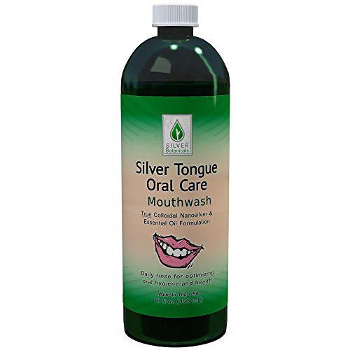 Silver Tongue Oral Care - All Natural Colloidal Silver Mouthwash, 16 oz.