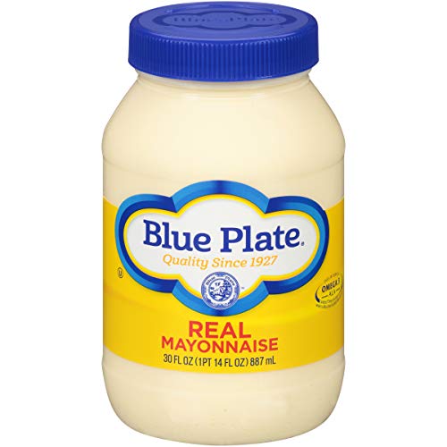 Blue Plate Real Mayonnaise, 30-Ounce Jar, Homestyle Mayo For Chicken Salad to Deviled Eggs