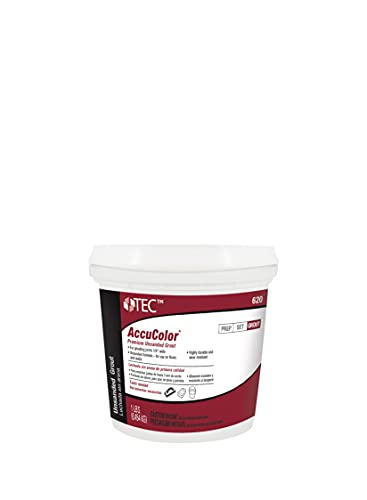 TEC AccuColor - Premium Unsanded Tile Grout - High Traffic, Enhanced Color-Consistent, Wear-Resistant, Shrink-Resistant, Cement Grout Joint Filler - 1 LB - 910 Bright White