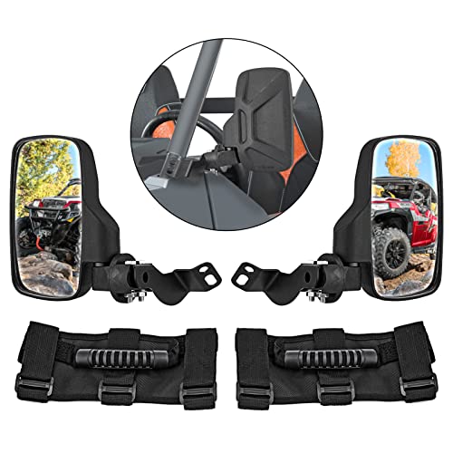 Wsays General Side Mirrors Folding Compatible 2016-2023 UTV Polaris General 1000, Polaris General 1000-4