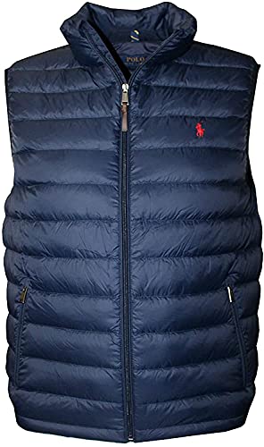 Polo Ralph Lauren Men's Down Pony Full Zip Active Vest (XX-Large)