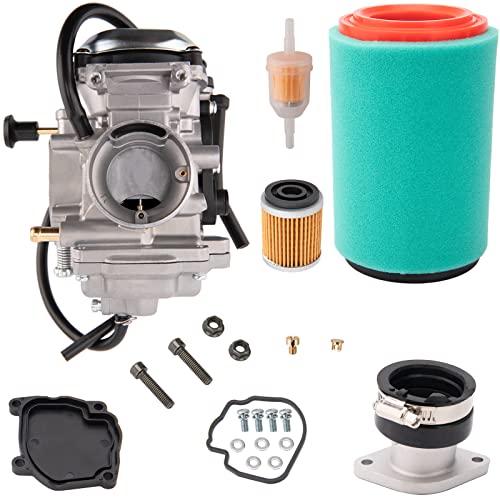 YFM250 Carburetor Replace # 4XE-14140-13-00 Fits for 1999 2000 2001 2002 2003 2004 Yamaha Bear Tracker 250 Yfm250X Yfm250Xh Yfm250XM & More ATV Carb