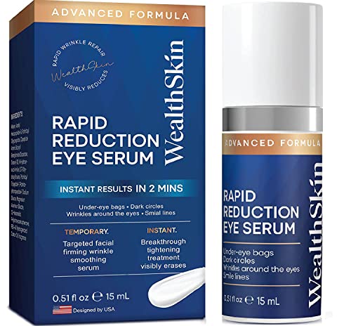 Instant Wrinkle Reduction Eye Cream, Advanced Formula Under Eye Cream for Dark Circles and Puffiness, Skin Tightening, Firms, Lifts to Visibly, Instantly Reduce Appearance of Wrinkles 0.5fl.oz(15ml)