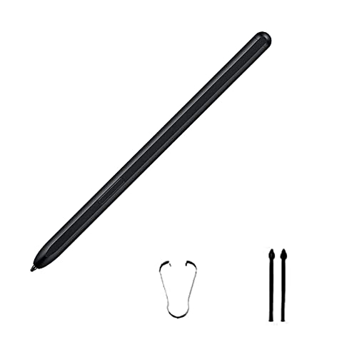 Black Galaxy Z Fold 4 Pen Replacement + 2 Pen Tips for Samsung Galaxy Z fold 4 S Pen Touch Stylus S Pen +Replacement Tips/Nibs