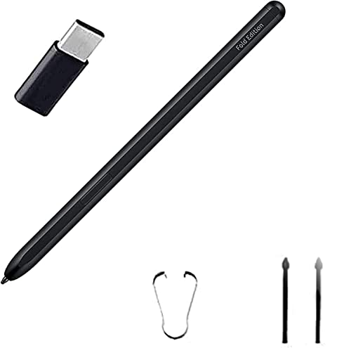 Fold Edition Galaxy Z Fold 3 4 Pen Replacement + 2 Pen Tips for Samsung Galaxy Z fold 3 4 S Pen Touch Stylus S Pen +Replacement Tips/Nibs + Type-C Convertor