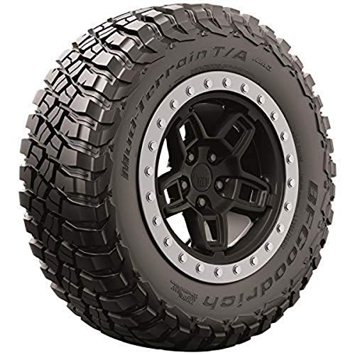 BFGoodrich Mud Terrain T/A KM3 Radial Car Tire for Light Trucks, SUVs, and Crossovers, 37x12.50R17/D 124Q