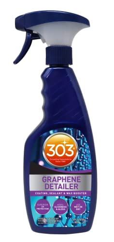 303 Graphene Detailer  Enhances Protection on Existing Coatings, Sealants, and Waxes  Superior UV Protection, Safe for All Automotive Exterior Surfaces  16oz (30247)