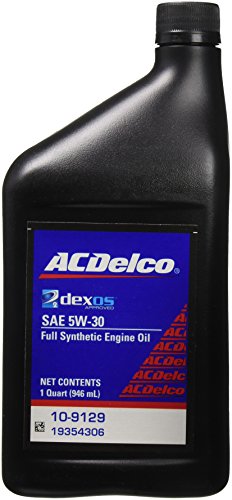 ACDelco GM Original Equipment 10-9129 dexos2 Full Synthetic 5W-30 Motor Oil - 1 qt (Pack of 12)