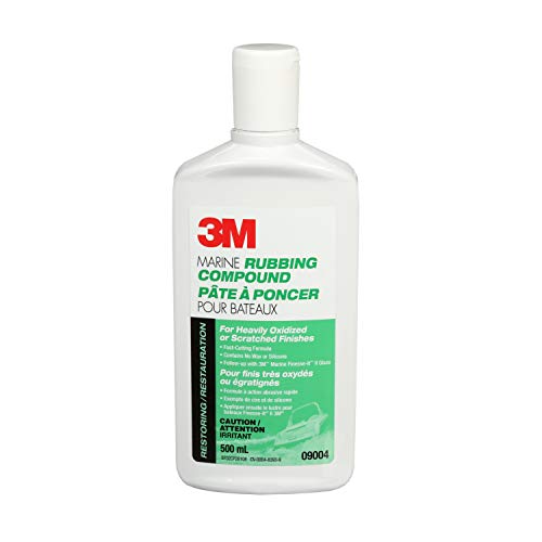 3M Marine 09004 Tan Rubbing Compound (16.9 fl oz/500 mL)