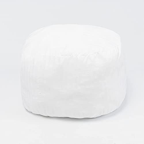 Asuprui Pouf Ottoman Filling,Footstool Filler, Polyfill Stuffing,Bean Bag Filler,20x20x12 Inches Round Poof Filler, Floor Bean Bag Chair Stuffing (Pouf Filling)