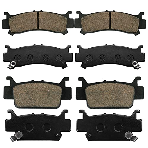 Brake Pads Replacement for Honda Pioneer 1000 1000-5 2016-2021 Talon 1000R 1000X 2019-2021 SXS 1000 M3 Pioneer 2016-2020 06451-HL4-A01 06452-HL4-A01 06431-HL4-A01 06432-HL4-A01