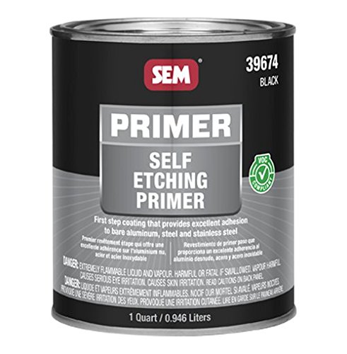 SEM 39674 VOC Black Self Etching Primer - 1 Quart