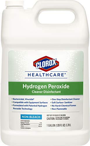 CloroxPro Healthcare Hydrogen Peroxide Cleaner Disinfectant Refill, Healthcare Cleaning and Industrial Cleaning Liquid, 128 Ounces - 30829