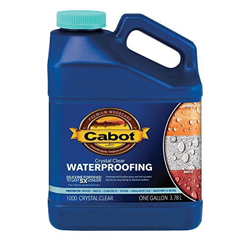 Cabot 140.0001000.007 Crystal Clear Waterproofing, Clear - 1 Gallon