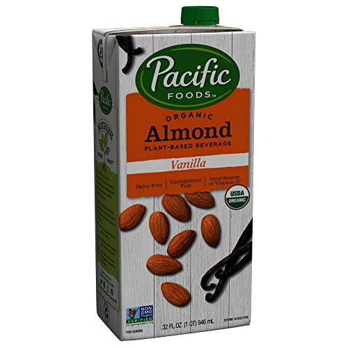 Pacific Foods Organic Almond Vanilla Plant-Based Beverage, 32oz