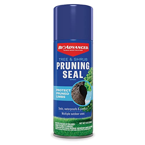 BioAdvanced 820045B Tree & Shrub Seal, Spray Can, 13oz Pressurized Pruning Sealer, Blue