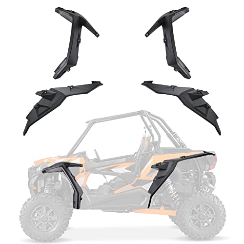 kemimoto Fender Flare Compatible with RZR, XP 1000 Turbo Extended Fender Flare Against Mud and Dirt 8.5 Inch Mud Flap Compatible with Polaris RZR XP 1000, XP 4 1000, XP Turbo, XP 4 Turbo, Turbo S / 4