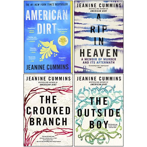 Jeanine Cummins Collection 4 Books Set (American Dirt, A Rip in Heaven, The Outside Boy & The Crooked Branch)