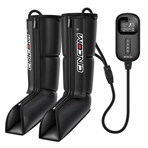 CINCOM Air Compression Leg Recovery System - Professional Sequential Compression Device for Circulation and Swelling(FSA or HSA Approved)