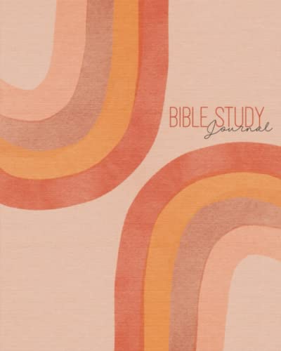 Bible Study Journal: Bible Study Journal and Bible Notebook | Bible Notebooks for Note Taking | Bible Journal and Bible Study Notebook | Christian ... for Women | 8" X 10" Boho Notebook for Church