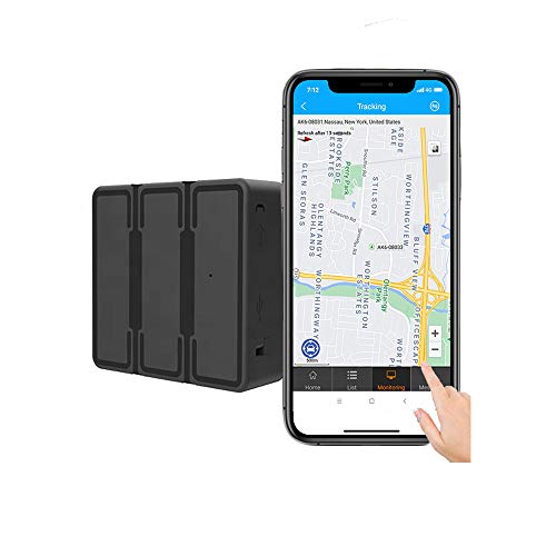 4G Magnetic GPS Tracker for Vehicles Hidden Real Time Portable Wireless Car Tracking Device Long Life Battery Location Locator for Trailer Truck Motorcycle Fleet Asset Luggage One Month fee Included