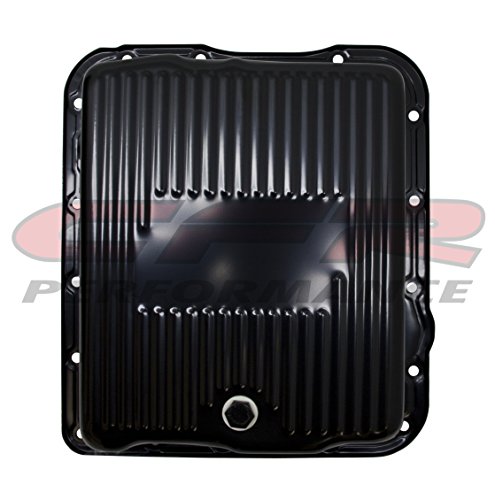 Compatible/Replacement for CHEVY/GM 700R4-4L60E-4L65E STEEL TRANSMISSION PAN (DEEP SUMP) - EDP BLACK