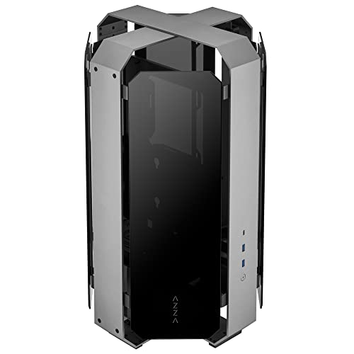 AZZA Opus 809 ATX Case - Dual Orientation - CNC-Milled Aluminum - 4-Side Tempered Glass