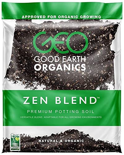 Good Earth Organics, Zen Blend Premium Potting Soil, Organic All Purpose Seed Starter Soil for Leafy Greens, Tomatoes & Other Seedlings, Seeds and Starts (2.5 Gallon)