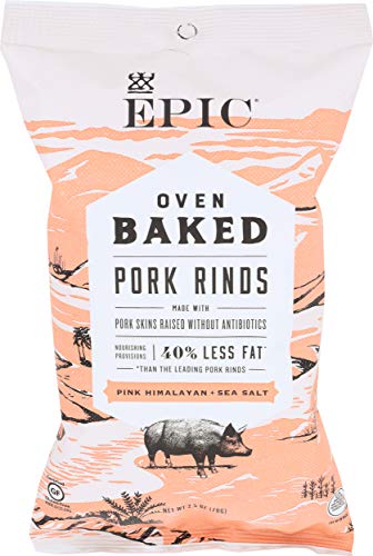 EPIC PROVISIONS Oven Baked Himalayan Sea Salt Pork Rinds, 2.5 OZ