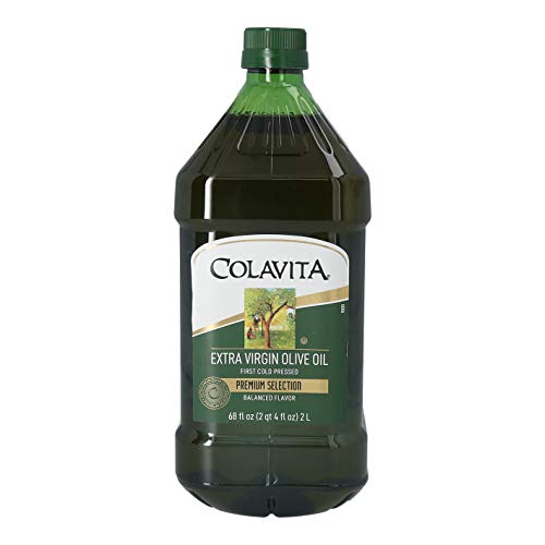 Colavita Extra Virgin Olive Oil First Cold Pressed Olive Oil, Perfect For Roasting, Baking, Dressing, And Marinades 68 Fl Oz