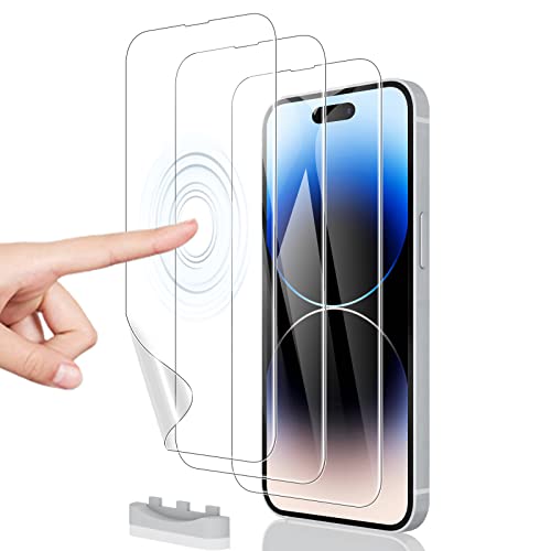 JDHDL [3 Pack] Hydrogel Film Screen Protector for iPhone 14 Pro Max/iPhone 14 Plus (6.7 inch), Soft TPU Transparent Protective Screen Protector Film (Not Tempered Glass)