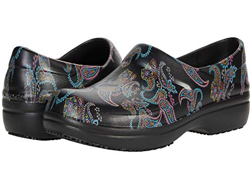 Crocs Work Neria Pro II Graphic Clog Paisley Floral/Black 4 M