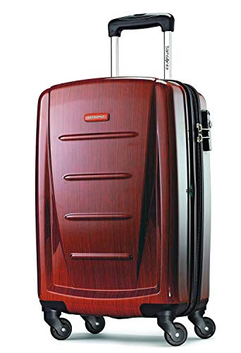 Samsonite Winfield 2 Hardside Luggage with Spinner Wheels, Burgundy, Carry-On 20-Inch