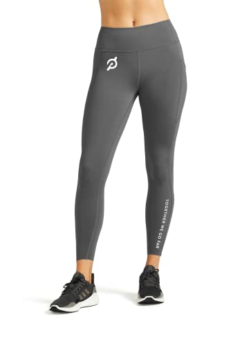 Peloton Women's Standard Essential Tulip Hem Legging, Grey, L