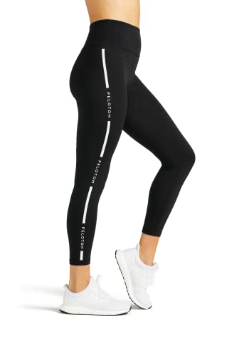 Peloton Women's Standard Here Now High Rise 7/8 Legging, Black, M