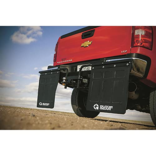 Guide Gear Hitch Mount Mudflaps, Hangers for Trucks, Rubber, Automotive Exterior Accessories