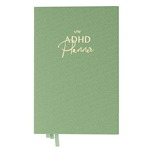 The ADHD Planner for Adults 2023 - Undated Daily & Weekly ADHD Journal for Disorganized People, 90 Days - Habit Tracker, Record Emotions & Mood - Academic Goals - Structure & Focus for Adults Brains